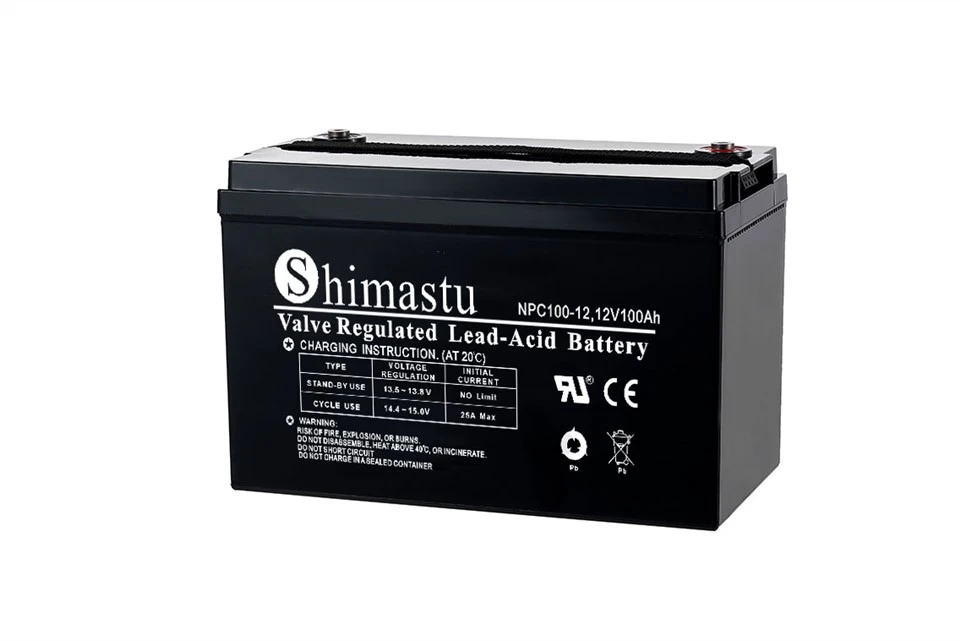 12V100Ah VRLA डीप साइकिल बैटरी