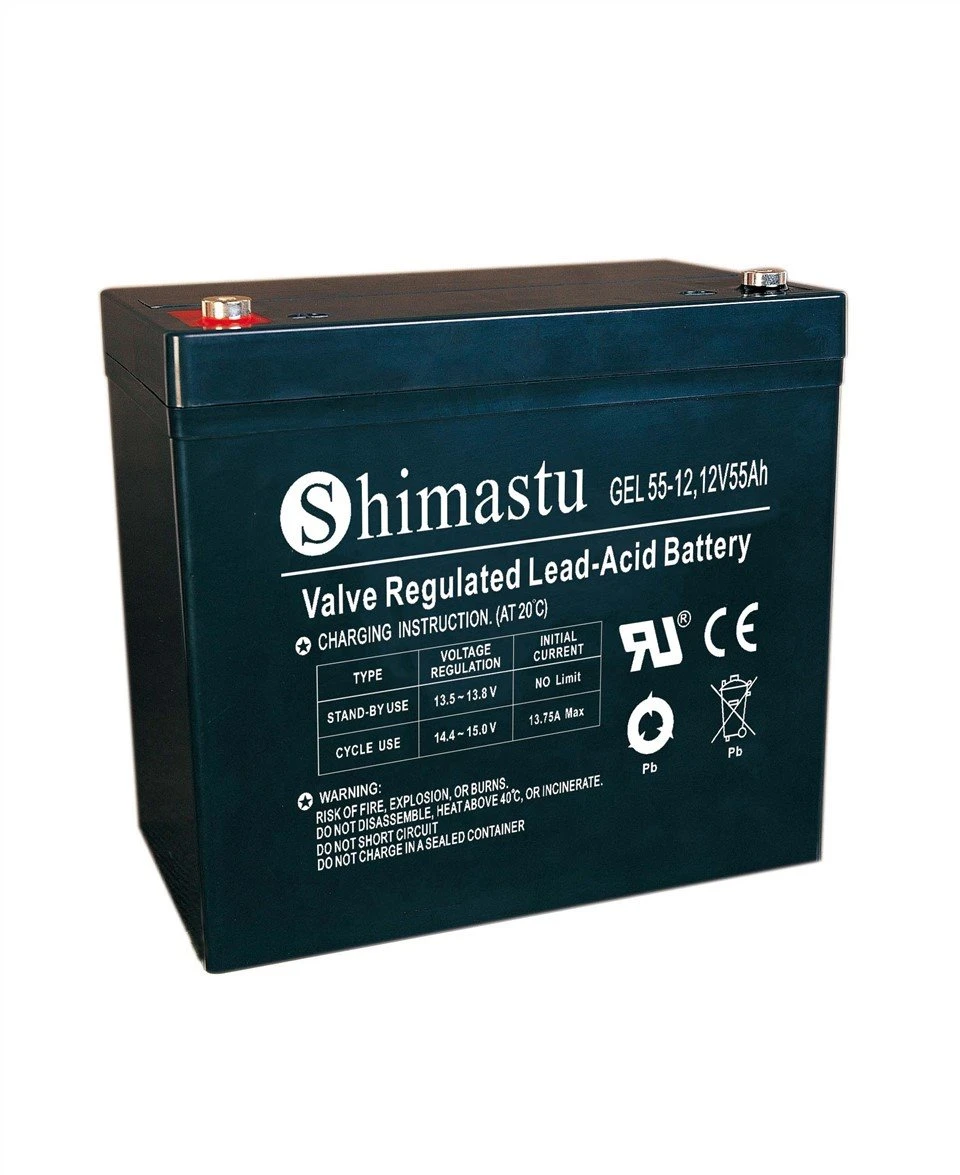 12V 55Ah GEL बैटरी